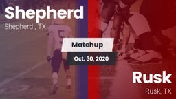 Matchup: Shepherd  vs. Rusk  2020