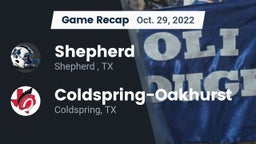 Recap: Shepherd  vs. Coldspring-Oakhurst  2022