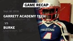 Recap: Garrett Academy Tech  vs. Burke  2016
