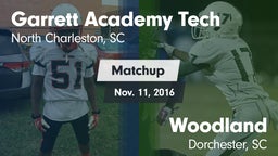 Matchup: Garrett Academy vs. Woodland  2016