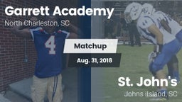 Matchup: Garrett Academy vs. St. John's  2018