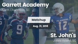 Matchup: Garrett Academy vs. St. John's  2018