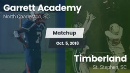 Matchup: Garrett Academy vs. Timberland  2018