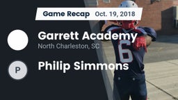 Recap: Garrett Academy  vs. Philip Simmons 2018