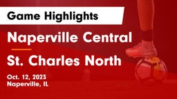 Naperville Central  vs St. Charles North  Game Highlights - Oct. 12, 2023
