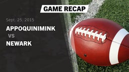Recap: Appoquinimink  vs. Newark  2015