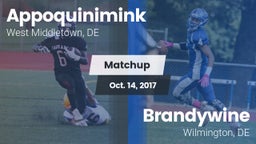 Matchup: Appoquinimink High vs. Brandywine  2017