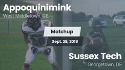 Matchup: Appoquinimink High vs. Sussex Tech  2018