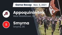 Recap: Appoquinimink  vs. Smyrna  2021