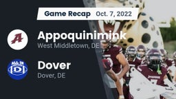 Recap: Appoquinimink  vs. Dover  2022