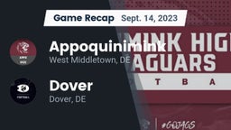Recap: Appoquinimink  vs. Dover  2023