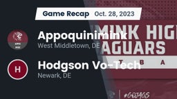 Recap: Appoquinimink  vs. Hodgson Vo-Tech  2023