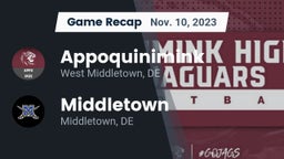Recap: Appoquinimink  vs. Middletown  2023