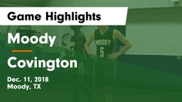 Moody  vs Covington Game Highlights - Dec. 11, 2018