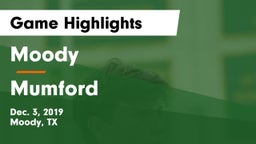 Moody  vs Mumford  Game Highlights - Dec. 3, 2019