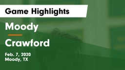 Moody  vs Crawford  Game Highlights - Feb. 7, 2020