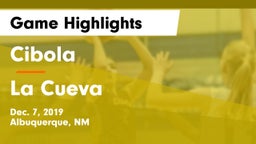 Cibola  vs La Cueva  Game Highlights - Dec. 7, 2019
