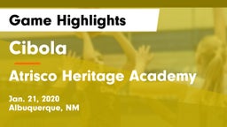 Cibola  vs Atrisco Heritage Academy  Game Highlights - Jan. 21, 2020