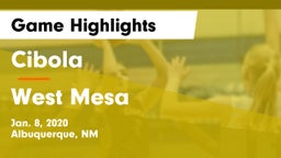 Cibola  vs West Mesa  Game Highlights - Jan. 8, 2020