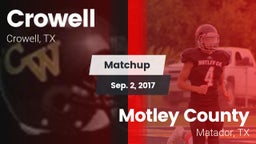 Matchup: Crowell  vs. Motley County  2017