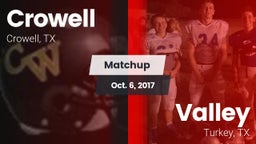 Matchup: Crowell  vs. Valley  2017