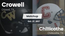 Matchup: Crowell  vs. Chillicothe  2017