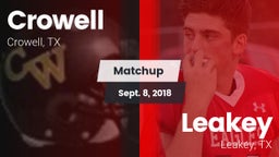Matchup: Crowell  vs. Leakey  2018