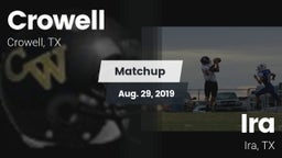 Matchup: Crowell  vs. Ira  2019
