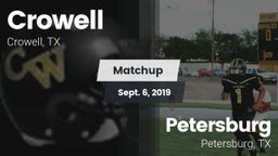 Matchup: Crowell  vs. Petersburg  2019