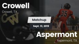 Matchup: Crowell  vs. Aspermont  2019