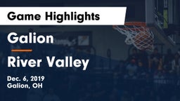 Galion  vs River Valley  Game Highlights - Dec. 6, 2019