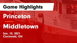 Princeton  vs Middletown  Game Highlights - Jan. 15, 2021