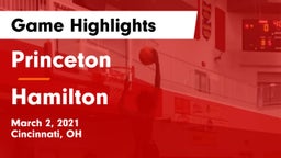 Princeton  vs Hamilton  Game Highlights - March 2, 2021