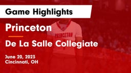 Princeton  vs De La Salle Collegiate Game Highlights - June 20, 2023