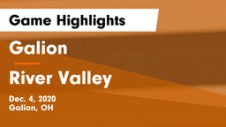 Galion  vs River Valley  Game Highlights - Dec. 4, 2020