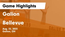 Galion  vs Bellevue  Game Highlights - Aug. 22, 2023