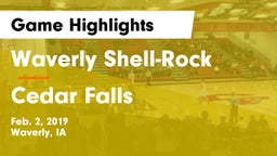 Waverly Shell-Rock  vs Cedar Falls  Game Highlights - Feb. 2, 2019