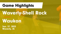 Waverly-Shell Rock  vs Waukon  Game Highlights - Jan. 27, 2023