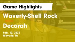 Waverly-Shell Rock  vs Decorah  Game Highlights - Feb. 10, 2023