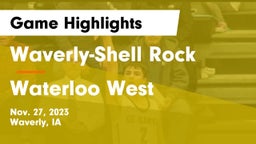 Waverly-Shell Rock  vs Waterloo West  Game Highlights - Nov. 27, 2023