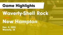 Waverly-Shell Rock  vs New Hampton  Game Highlights - Dec. 8, 2023