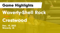 Waverly-Shell Rock  vs Crestwood  Game Highlights - Dec. 19, 2023