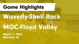 Waverly-Shell Rock  vs MOC-Floyd Valley  Game Highlights - March 7, 2024