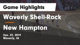 Waverly Shell-Rock  vs New Hampton  Game Highlights - Jan. 22, 2019