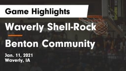 Waverly Shell-Rock  vs Benton Community Game Highlights - Jan. 11, 2021