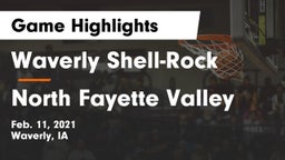Waverly Shell-Rock  vs North Fayette Valley Game Highlights - Feb. 11, 2021