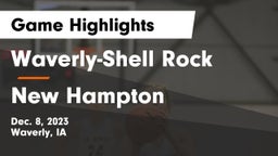 Waverly-Shell Rock  vs New Hampton  Game Highlights - Dec. 8, 2023