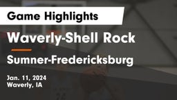 Waverly-Shell Rock  vs Sumner-Fredericksburg  Game Highlights - Jan. 11, 2024