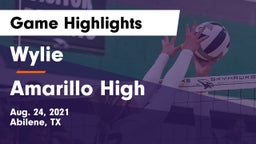 Wylie  vs Amarillo High  Game Highlights - Aug. 24, 2021