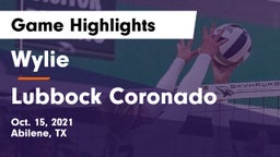 Wylie  vs Lubbock Coronado Game Highlights - Oct. 15, 2021